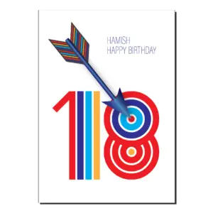 18th birthday card target bb024