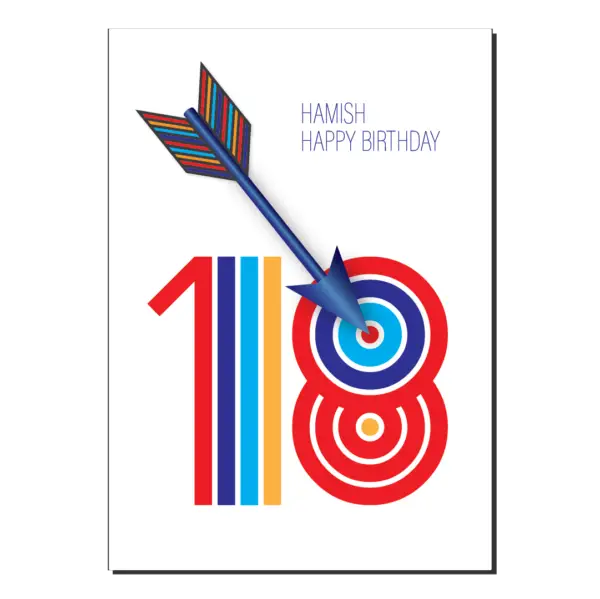 18th birthday card target bb024