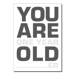 you are old birthday card bth393