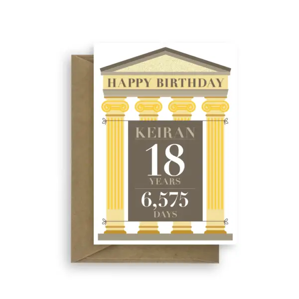 18th birthday card - Architecture Name - Image 5