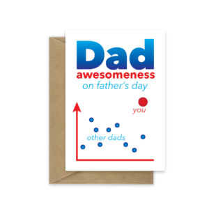 fathers day card dad awesomeness dad012